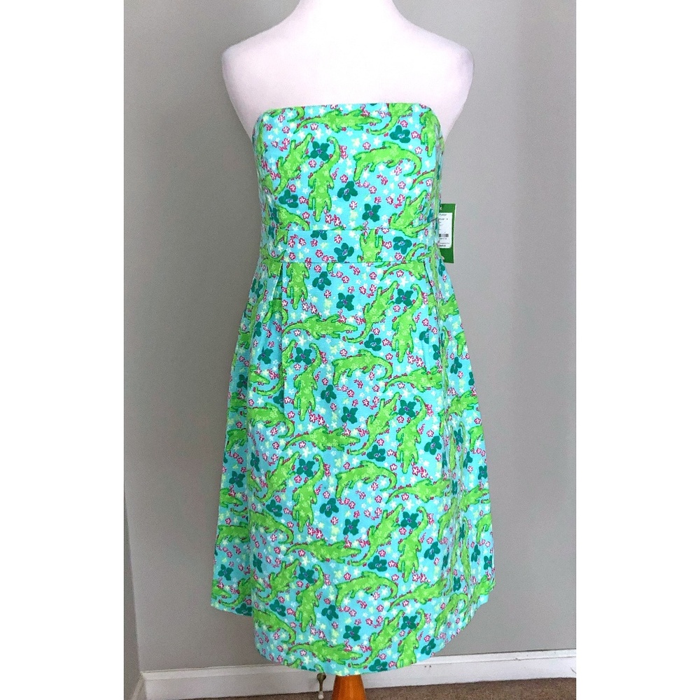 NWT! Lilly Pulitzer Chomp Alligator Betsey Dress